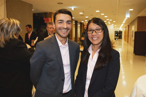 Richard Karacian (Maison Moderne) et Dr Joanne Liu (Présidente internationale Médecins Sans Frontières) (Photo: Jan Hanrion / Maison Moderne)