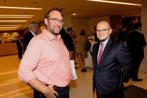 Daniel Riedel (Bonn Steichen & Partners), à droite (Photo: Jan Hanrion / Maison Moderne)