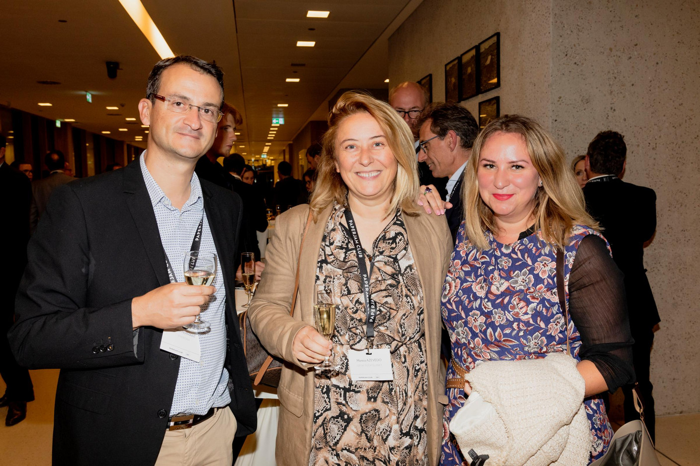 Didier Hermant (IT Perform), Monica Azevedo (Grow to excellence) et Larissa Thomas (Imperium) (Photo: Jan Hanrion / Maison Moderne)