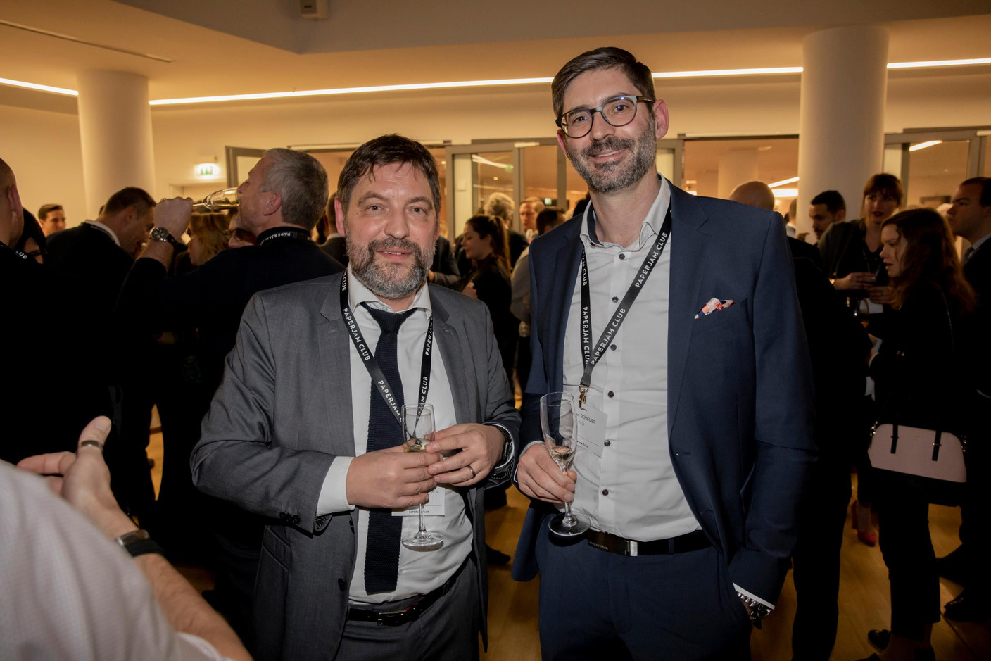 Patrick Meyer (Belvedere Architcture) et Torsten Scheuer (VP Bank) (Photo: Jan Hanrion / Maison Moderne)