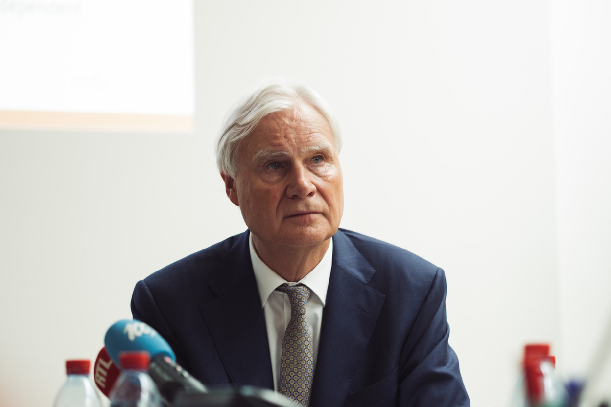 Romain Bausch se réjouit de l’introduction d’un plafond de dépenses dans la loi de programmation des finances publiques. Une première. (Photo: Sebastien Goossens/Maison Moderne/Archives)