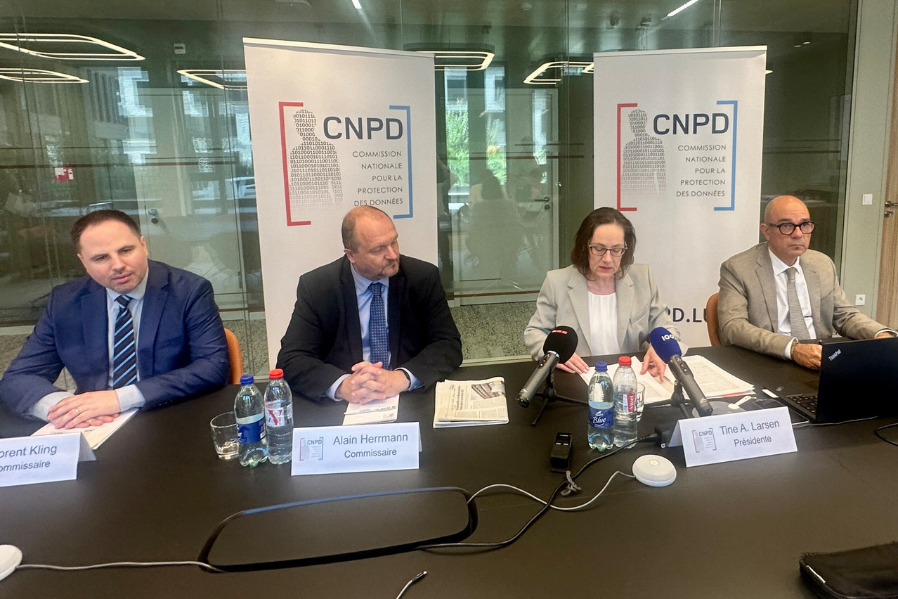 “The increase in complaints is undoubtedly one of the most significant lessons of the year,” said Tine A. Larsen the chairwoman of the CNPD Photo: Paperjam