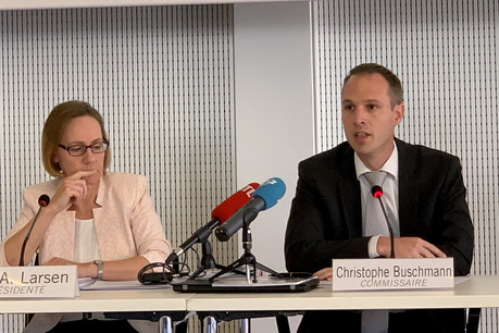 La présidente de la CNPD, Tine A. Larsen, a proposé à la police la création d’un comité ad hoc. C’est son commissaire, Christophe Buschmann, qui représentera le «gendarme de la protection des données» dans ce groupe de travail. Sans vouloir le diriger. (Photo: Paperjam)