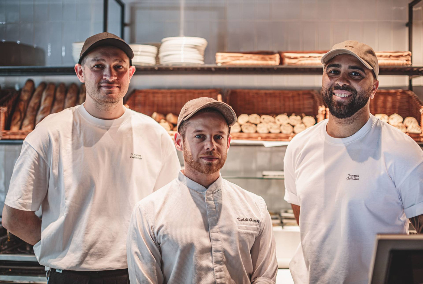 The team is ready to welcome customers.  Photo: Damien Schleich