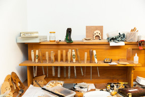 Col Legno compte deux collaborateurs, Jacques Sanavia et Melissa Henno. (Photo: Romain Gamba/Maison Moderne)