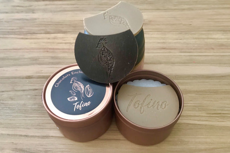 Des produits en circuit court au packaging, tout est cohérent dans l’approche haut de gamme des chocolats Tofino… (Photo: Maison Moderne)