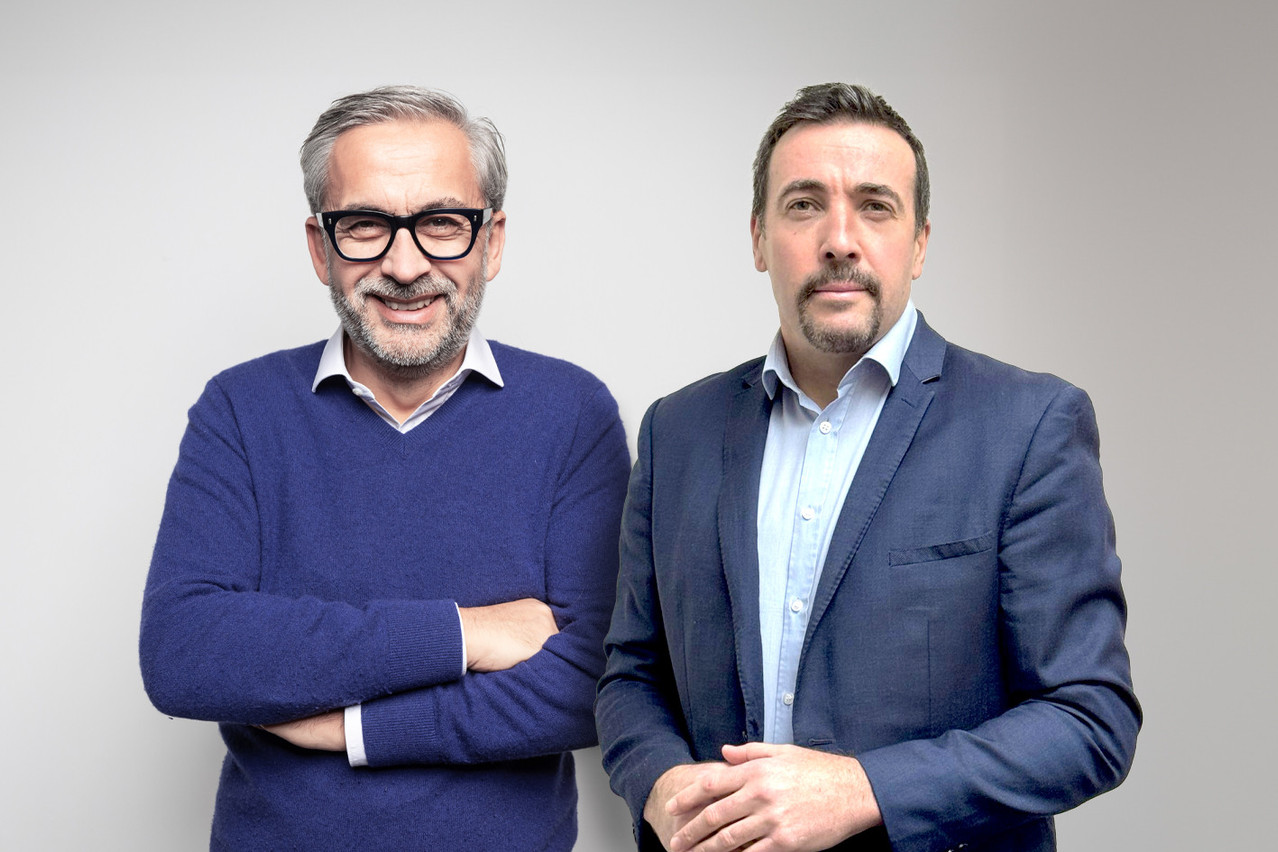 Mike Koedinger, fondateur et CEO de Maison Moderne, et Pierre Marteel, Head Benelux chez Leaders League. (Photo: montage Maison Moderne)