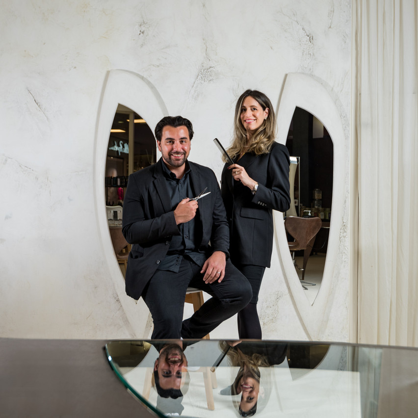 Laura et Lionel Ferber, 35 et 32 ans, sont la quatrième génération à la tête de Ferber. (Photo: Nader Ghavami/Maison Moderne)