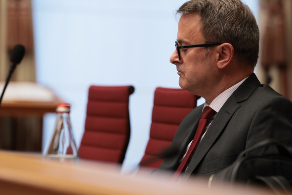 Xavier Bettel avait annoncé jeudi à la Chambre un texte visant les importations issues des colonies israéliennes. Le gouvernement a approuvé vendredi le projet de loi devant permettre de telles restrictions. (Photo: Chambre des députés)