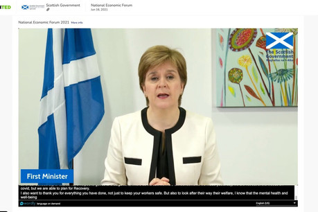 En un an, Boothted a séduit de nombreuses organisations, comme le Premier ministre écossais, Nicola Sturgeon, pour organiser son forum économique. (Photo: Boothted)