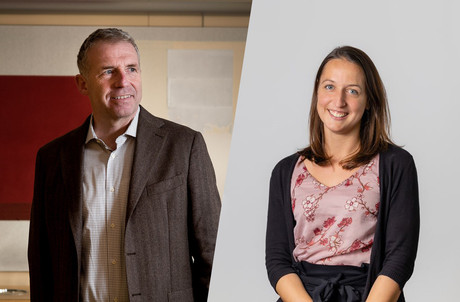 Après avoir parlé avec la ministre de l’Environnement, nous donnons la parole à Anne Majerus et Tom Oberweis de la Chambre des métiers. (Photos: Archives Maison Moderne/Anne Majerus)