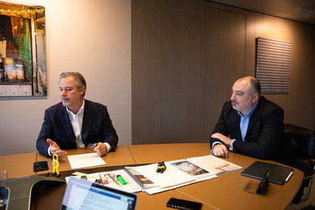 Marc Giorgetti, Julien Ghata et Amaury Evrard (en visioconférence) s’expriment sur les tendances 2021 de l’immobilier. (Photo: Romain Gamba/Maison Moderne)