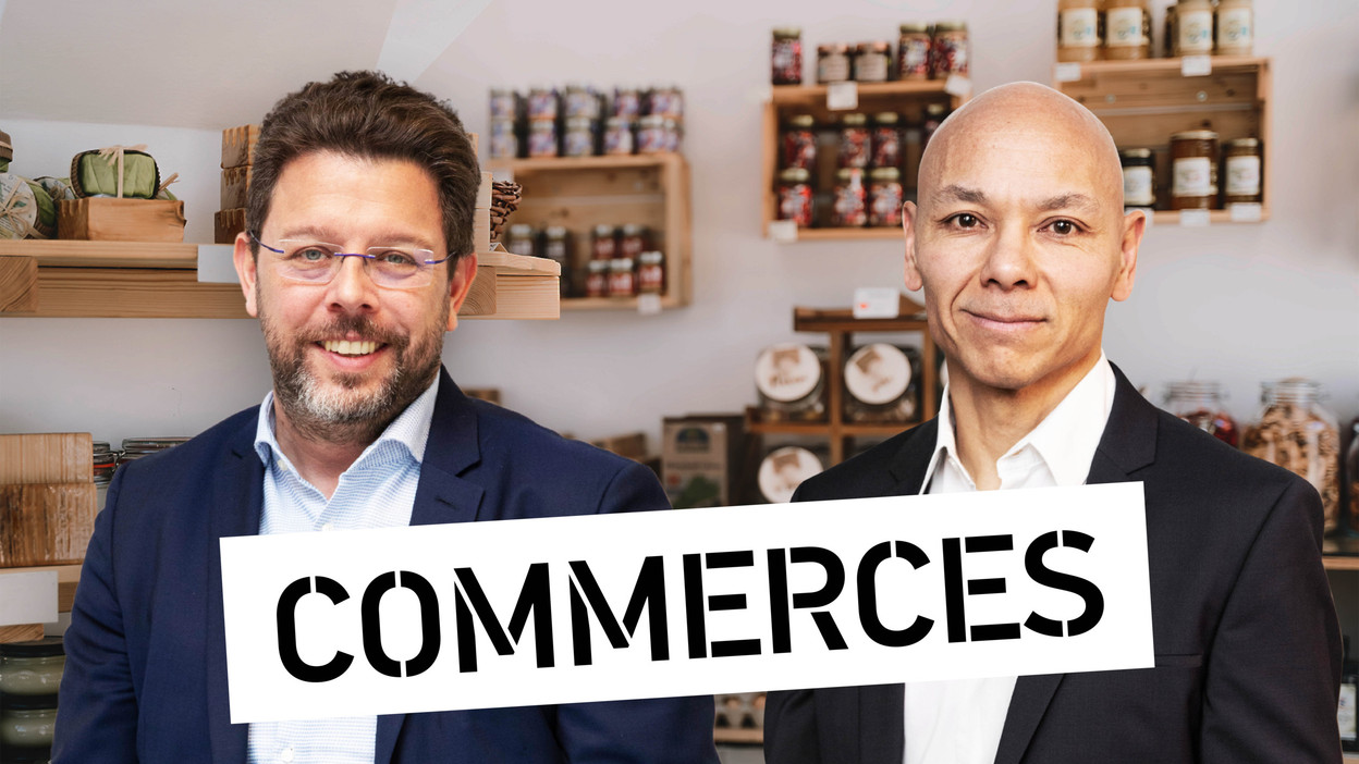 Nicolas Henckes, directeur de la clc, et Jean-Marie In, Head of Retail & Industrial BeLux d’INOWAI Montage: Maison Moderne