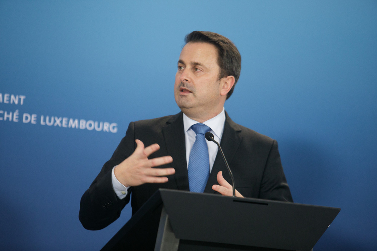 Il faut un coup de frein à main, a affirmé le Premier ministre Xavier Bettel. (Photo: Matic Zorman / Maison Moderne)