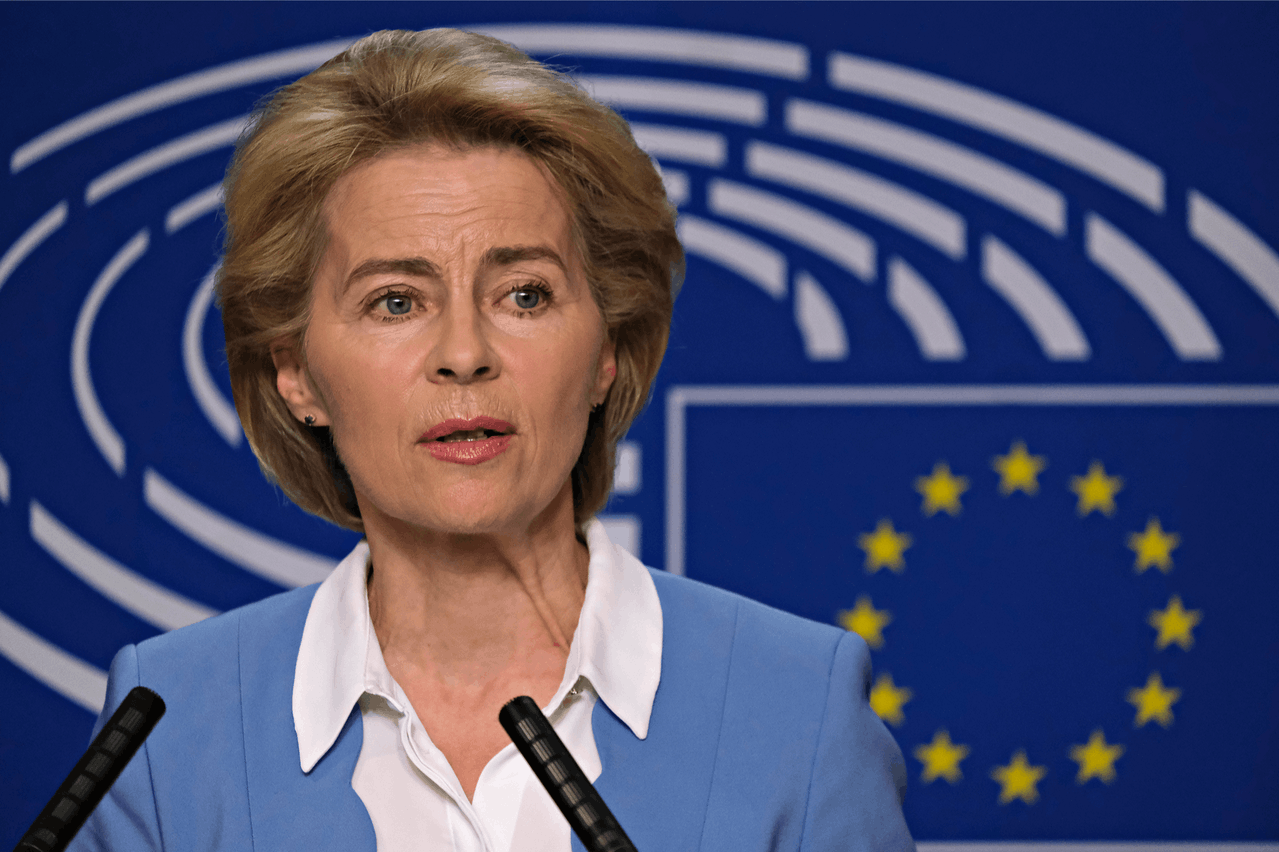La présidente de la Commission, l’Allemande Ursula von der Leyen, doit présenter son plan de relance post-Covid ce 27 mai. (Photo: Shutterstock)