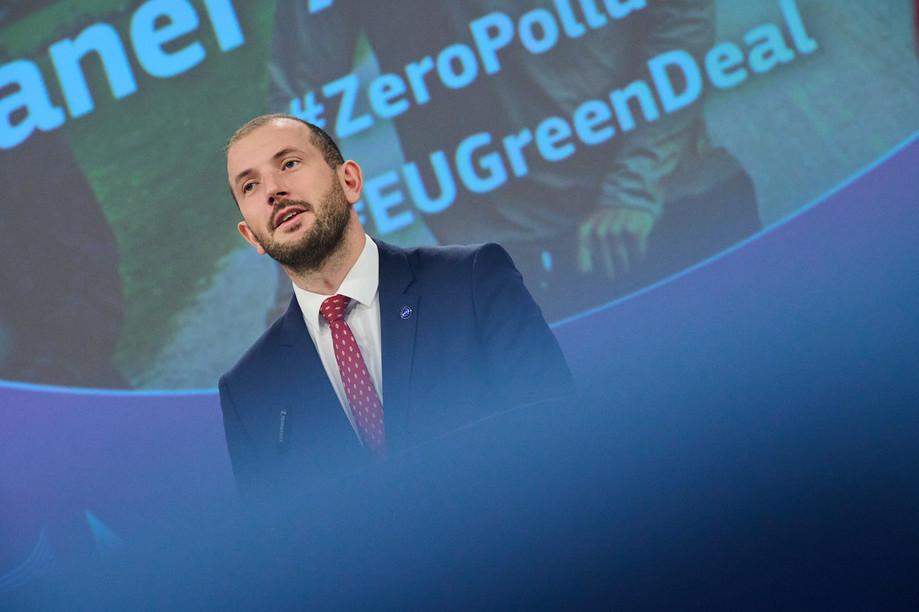 Environment commissioner Virginijus Sinkevicius says the cost of inaction on polllution “is far greater than the cost of prevention”. Dati Bendo-European Union 2022
