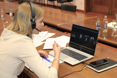 Taina Bofferding rassure les communes quant au risque d’une faillite après les coûts exorbitants supportés dans le cadre de la crise sanitaire. (Photo : ministère de l’Intérieur)
