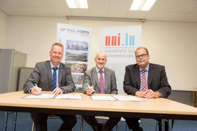 L’Université du Luxembourg et Paul Wurth renforcent leur coopération dans la formation en ingénierie. (Photo: Université du Luxembourg)