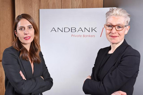 Isabela Pérez Nivela, conseillère indépendante d’Andbank Wealth Management España, et Dagmar Valcárcel, présidente du conseil d’administration d’Andbank Asset Management Luxembourg. (Photo: Andbank)