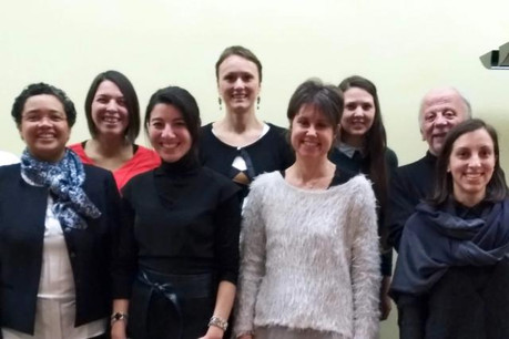 Six porteurs de projet se sont présentés devant un comité composé de membres de la Fondation Tremplin abritée sous l’égide de la Fondation de Luxembourg, du Ministère du Travail, de l’Emploi et de l’Économie Sociale et Solidaire ainsi que de nyuko. (Photo: Nyuko)