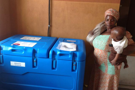 Une chaîne du froid installée au Nigeria. (Photo: B Medical Systems)