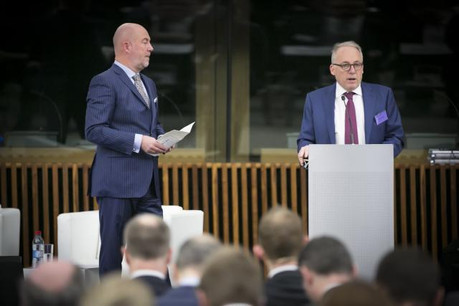 Lou Kiesch, partner Deloitte Luxembourg and Jacques Elvinger, partner Elvinger Hoss Prussen (Photo: Deloitte)