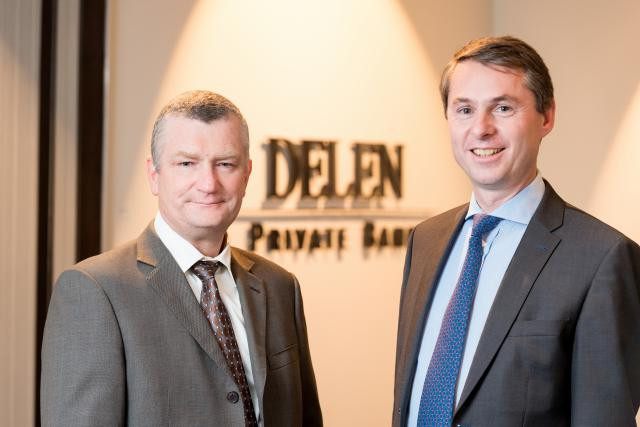 Philippe Havaux et Serge Cammaert sont respectivement directeur & président du Comité de direction et directeur de Delen Private Bank. (Photo: Delen Private Bank)