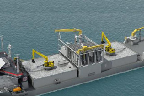 The vessel Joseph Plateau is 191,5 m long. ( Photo : Jan De Nul Group )
