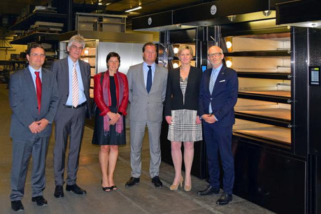 Jean Offermann, Marco Walentiny, Simone Polfer, ministère de l’Économie, Ferdinand Hein, Francine Closener et Pierre Thein. (Photo: MECO)