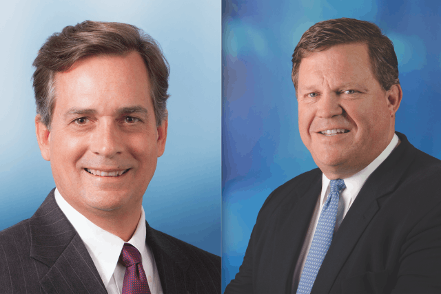 Brooks Ritchey and Rob Christian, both senior managing directors at K2 Advisors. (Photo: Franklin Templeton Luxembourg)