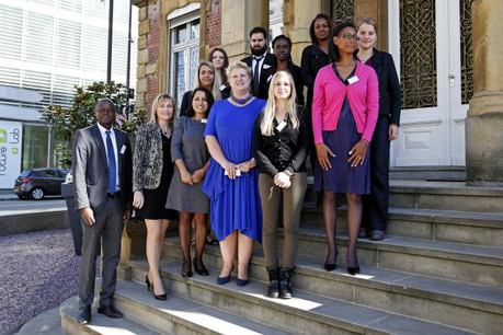 Les premiers étudiants de la HR Academy. (Photo: Olivier Minaire)