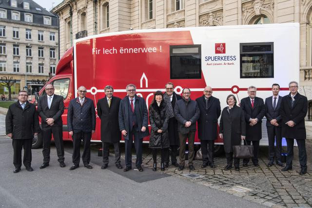 L’Agence Mobile commencera à desservir les régions à faible densité bancaire dans les semaines à venir et les clients pourront y effectuer toutes les opérations bancaires de base. (Photo: BCEE)