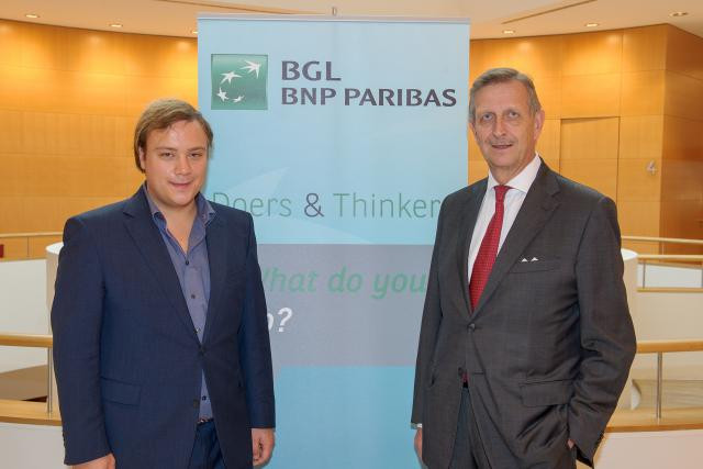 Danny Mekić et Carlo Thill (Photo: BGL BNP Paribas)