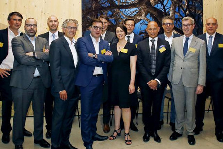 Sibrand van Roijen, Stéphane Merlet, Cédric Jauquet, Sven Rein, François Thiry, Philippe Beissel, Stéphanie Juan, Tobias Degünther, Vincent Bechet, Laurent Rouach, Christoph Kossmann, Andreas Meier. (Photo: LuxReal)