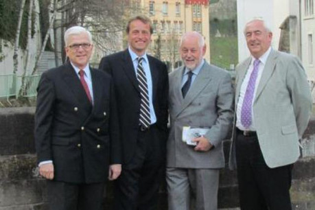 Andreas Verykios, Olger Draijer, Paul-Michael Schonenberg, Chris Garratt. (Photo: Leadership Solutions Europe)