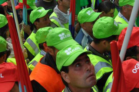 Les salariés ont manifesté devant le ministère. En vain. L’issue paraît inéluctable. (Photo: LCGB)
