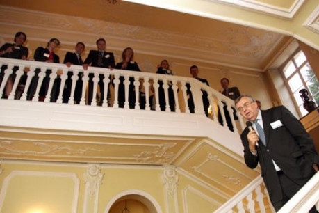 Victor Rod et des assureurs qui montent. ( Photo : Luc Deflorenne / archives )