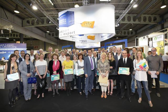 Photo de mai 2015: 59 entreprises labellisées «Made in Luxembourg». (Photo: Chambre de Commerce)