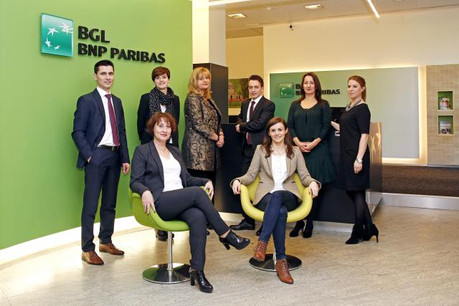 L'équipe de l'agence (Photo: BGL BNP Paribas)