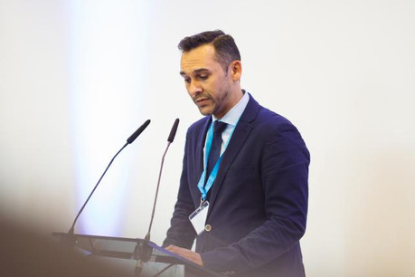 Le CEO de Lhoft, Nasir Zubairi, se réjouit d’accueillir State Street au sein de sa fondation. (Photo: Sébastien Goossens)