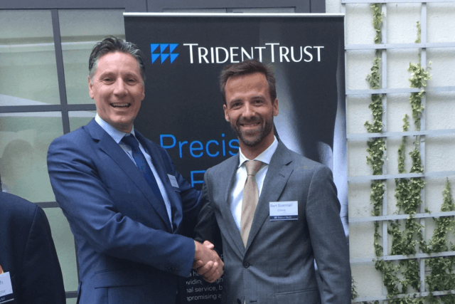Richard van’t Hof (Trident Trust) and Bert Boerman (Governance.io). (Photo: Trident Trust)