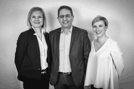 De gauche à droite: Erica Leclercq, Michel Rodriguez et Margaux Vetzel. (Photo: Farvest)
