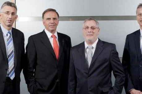 Georges Rassel, Marc Solvi, André Kremer et Frank Wagener (Photo: Paul Wurth)