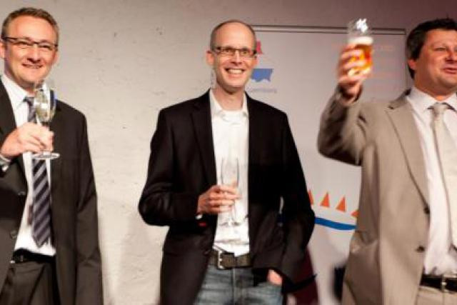 Les fondateurs de Visual Online: Claude Schuler, Christian Schmit et Christian Gatti. (Photo: Visual Online)