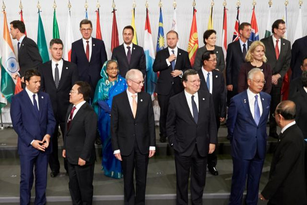 Xavier Bettel au 10e sommet de l'Asia-Europe Meeting (Photo: Conseil de l'Union européenne / Mario Salerno)