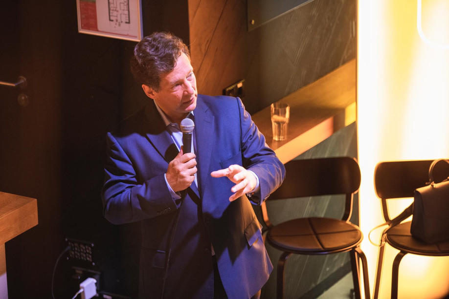Nicolas Mackel of Luxembourg for Finance addressed Brexit, China and climate change during a Financial Times conference on 21 September 2021. Library picture: Nicolas Mackel is seen speaking at a Delano Live event, 14 September 2021. Photo credit: Simon Verjus/Maison Moderne