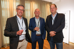 Marc Lemmer (CNPD), Claude Betzgen and Gilles Scholtus (ministry of the economy). Photo: Eva Krins/Maison Moderne
