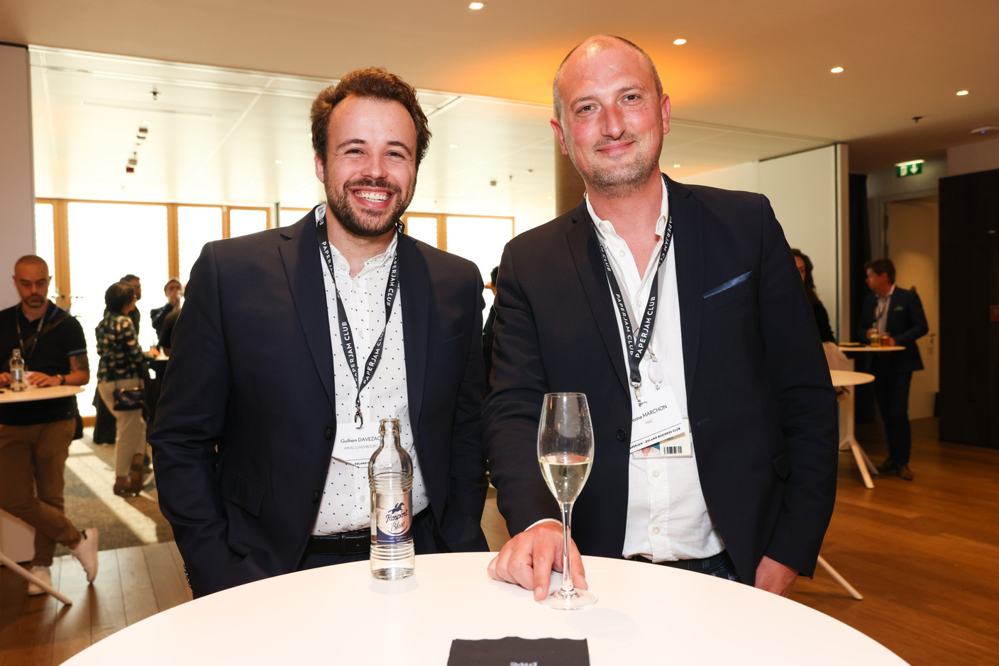 Guilhem Davezac (KPMG Luxembourg) and Antoine Marchon (PwC). Photo: Eva Krins/Maison Moderne