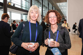 Katja Kammerer, Deutsche Gesellschaft für Internationale Zusammenarbeit (à droite). (Photo: Marie Russillo/Maison Moderne)