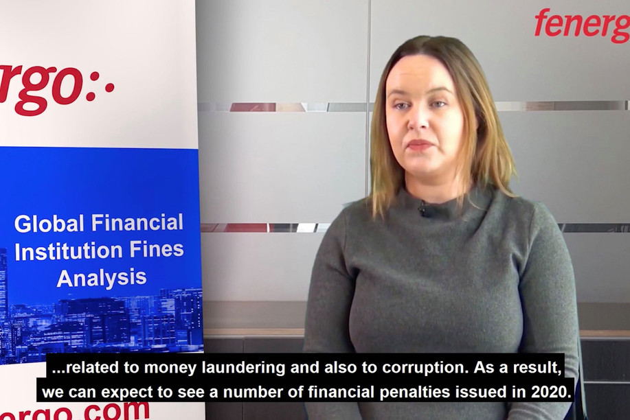 Rachel Woolley of Fenergo said financial regulators conducted fewer onsite inspections last year due to the covid pandemic. Image credit: Screengrab from a 2020 video posted on fenergo.com